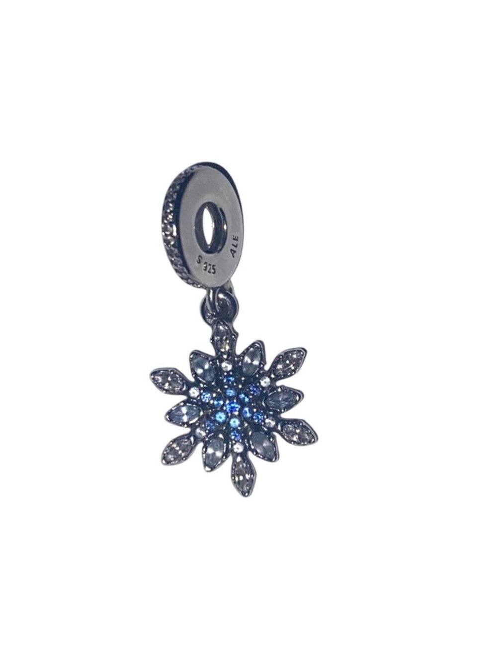 Pandora Snowflake Dangle Charm Christmas Holidays Winter Silver S925 ALE